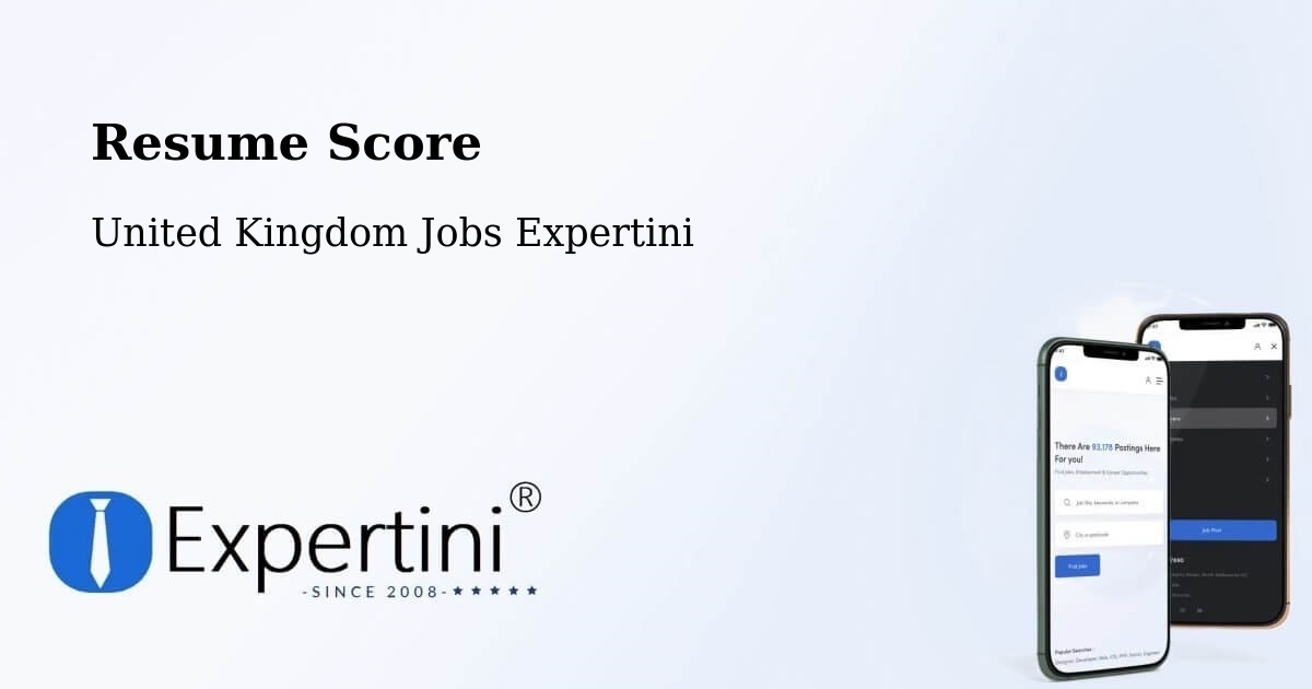 Resume Score & Job Description Match Tool – Holyhead - United Kingdom Jobs Expertini